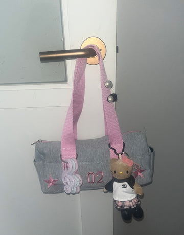 Ail Number Star Cotton Shoulder Bag